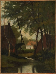 Landskap by Léon Germain Pelouse