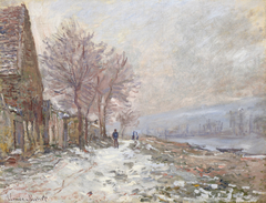 Lavacourt, l'hiver by Claude Monet