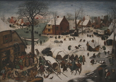 Le denombrément en Bethléem by Pieter Brueghel the Elder
