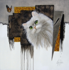 Le jeu avec le papillon / Playing with the butterfly by Chehade