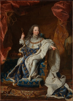 Louis XV (1710–1774) at the Age of Five in the Costume of the Sacre by Hyacinthe Rigaud