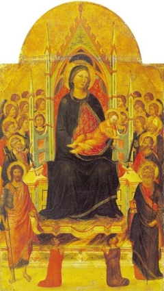 Madonna and Child Enthroned with Angels, Saints and Donors