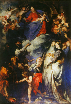 Madonna del Rosario by Anthony van Dyck