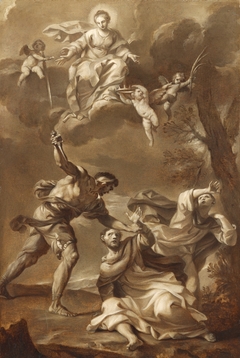 Martyrdom of Saint Peter Martyr by Felice Torelli
