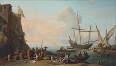 Mediterranean Harbour Scene