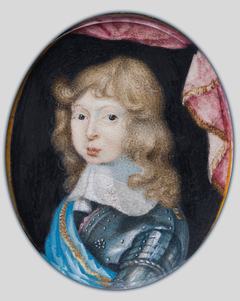 Miniature portrait of Charles XI, King of Sweden 1660-1697, as a child