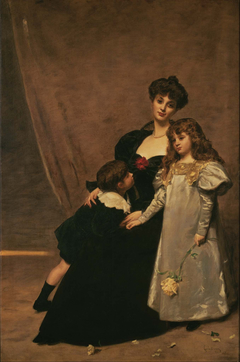 Mother and Children (Madame Feydeau and Her Children) by Carolus-Duran