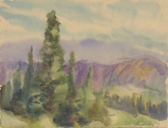 Motif from Liptov Mountains by Zoltán Palugyay