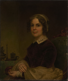 Mrs. Augustus Russell Street (Caroline Mary Leffingwell) (1790-1877) by Nathaniel Jocelyn