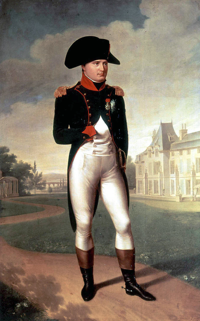 Napoléon Ier devant le château de Malmaison