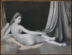 Odalisque in Grisaille by Jean-Auguste-Dominique Ingres