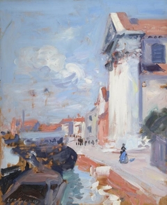 On the Canal, Venice by Francis Cadell