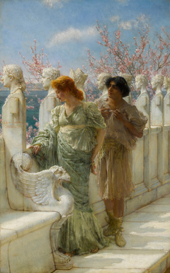 Past and present generations by Lawrence Alma-Tadema