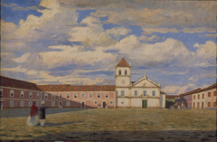 Pateo do Colégio, 1858 by José Wasth Rodrigues