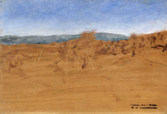 Paysage avec des dunes près d’Arcachon