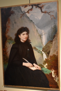 Portrait de Philadelphe de Gerde en train d'écrire by Paul-Narcisse Salières