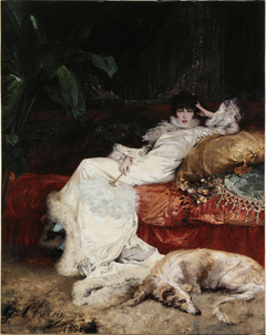Portrait de Sarah Bernhardt by Georges Clairin