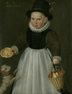 Portrait of a little Girl by Jacob Willemsz. Delff I