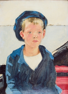 Portrait of a Young Boy in Sailor's Clothes