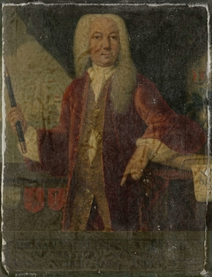 Portrait of Adriaan Valckenier (1695-1751), Gouverneur-generaal (1737-41) by Theodorus Justinus Rheen