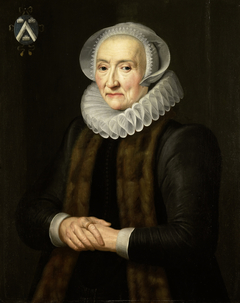 Portrait of Alid van der Laen (1542-1626) by Michiel Jansz van Mierevelt