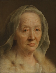 Portrait of an Old Woman by Christian Seybold