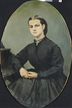 Portrait of Anna Henriette Paus, b. Wegner by Anonymous