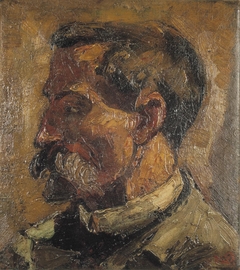Portrait of Christian Leibbrandt by Theo van Doesburg