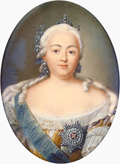 Portrait of Elizabeth of Russia by Jean Henri Benner