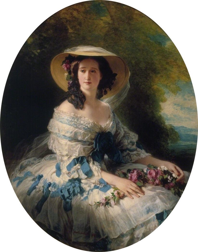 Franz Xaver Winterhalter, Portrait of Empress Eugénie (1857)