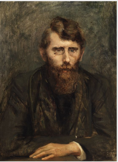 Portrait of George W. Russell (AE) (1867-1935), Poet, Artist and Economist by Sarah Purser