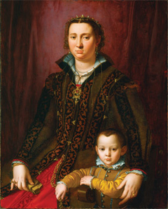 Portrait of Giovanna Chevara and Giovanni Montalvo by Agnolo Bronzino