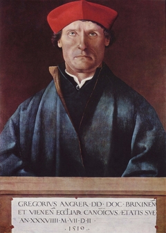 Portrait of Gregor Angerer by Marx Reichlich