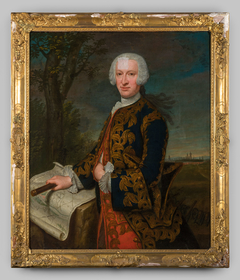 Portrait of Hobbe Esaias van Aylva (1696-1772) by Jean Fournier