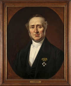 Portrait of Isaac Tobias Philips (1794-1872) by Moritz Calisch