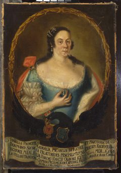 Portrait of Izabela Ogińska née Radziwiłł (1711–1761) by Unknown Artist