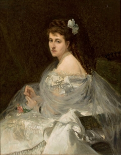 Portrait of Izabela Tyszkiewicz née Tyszkiewicz (1835–1907) by Anonymous