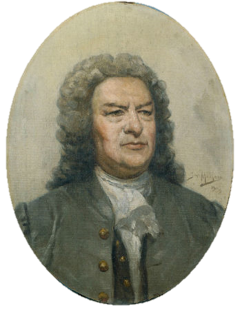 Portrait of J. S. Bach by José Malhoa
