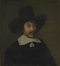 Portrait of Jan de Hooghe (1608-1682) by Paulus Hennekyn