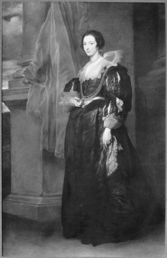 Portrait of Johanna de Blois, wife of Barthélomé de Juge by Anthony van Dyck