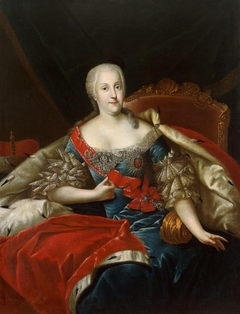 Portrait of Johanna Elisabeth, Princess of Anhalt-Zerbst by Anonymous