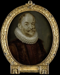 Portrait of Johannes Polyander à Kerckhoven, Professor of Theology in Leiden by Arnoud van Halen