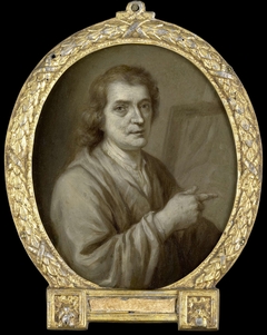 Portrait of Joost van Geel, Painter and Poet in Rotterdam by Jan Maurits Quinkhard
