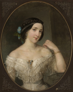 Portrait of Maria Ludwika Blumenfeld née Kobyłecka by Rafał Hadziewicz