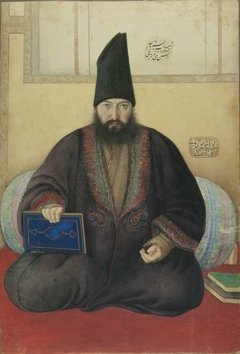 Portrait of Nawab (Vice-Regent) Khusraw Khan by Mirza Abolhassan Khan Ghaffari