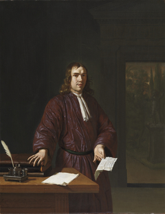Portrait of Samuel van Acker by Willem van Mieris