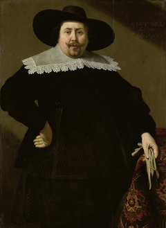 Portrait of the Amsterdam Brewer Philips Denijs by Huygh Pietersz Voskuyl