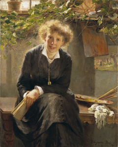 Portrait of the painter Jeanna Bauck