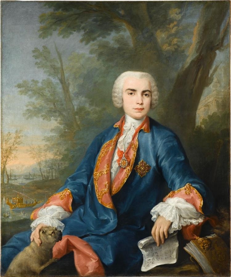 Portrait of the Soprano Carlo Broschi, known as Il Farinelli