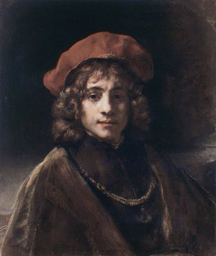 Portrait of Titus van Rijn by Rembrandt